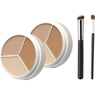 New 10 &15 Colors Contour Face Cream Makeup Concealer Palette + Foundation  Brush