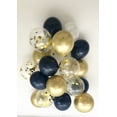 thumbnail image 1 of Sweet Moon 20 Piece Latex Balloons Bouquet - Baby Shower, Bridal Shower, Eid, and Ramadan Party Decoration (Navy Blue), 1 of 1