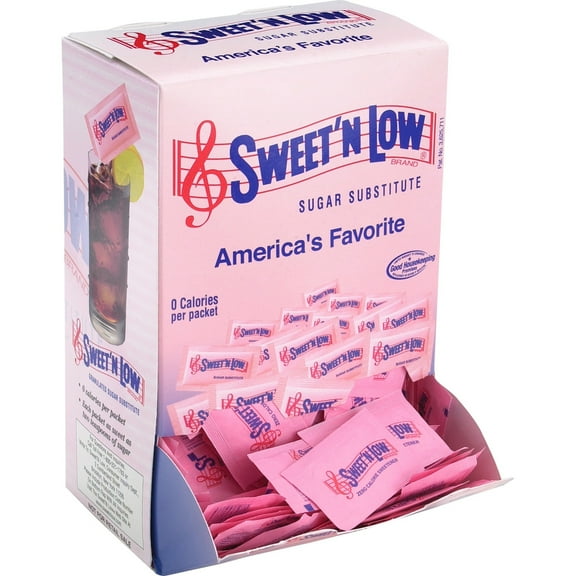 Sweet'N Low 4480050150 1 Gram Packet Zero Calorie Sweetener (400 Packet/Box, 4 Box/Carton)