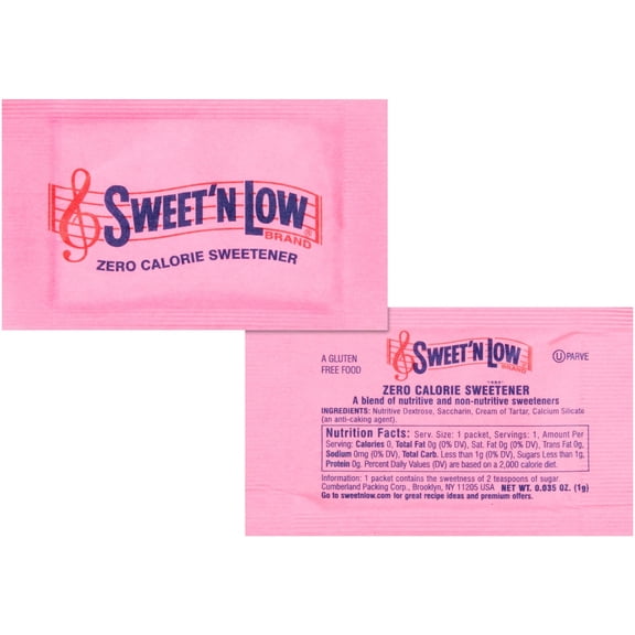Sweetener Packets, Sweet'N Low, Box Of 400 Packets