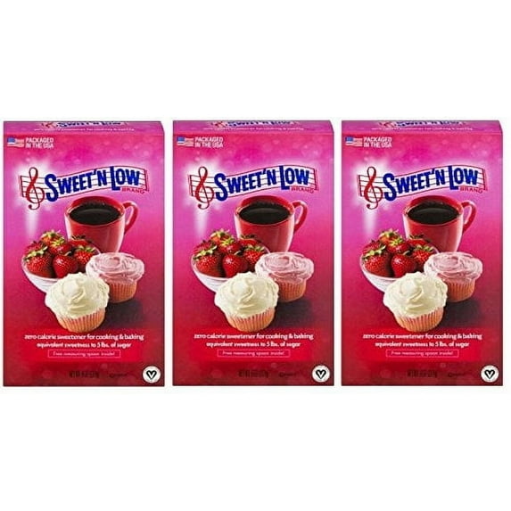 Sweet'N Low Zero Calorie Sweetener, 8.0 OZ, Pack Of 3
