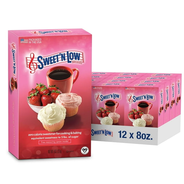 Sweet’N Low ZeroCalorie Sweetener, Contains Saccharin, Sugar