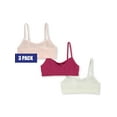 thumbnail image 1 of Sweet N Sassy Girls' 3-Pack Bras - Pink/Multi, 36, 1 of 1