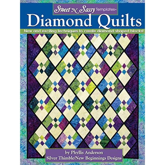 Pre-Owned Sweet 'n Sassy Templates Diamond Quilts: New and Exciting Techniques to Create Diamond-Shaped Blocks! Paperback