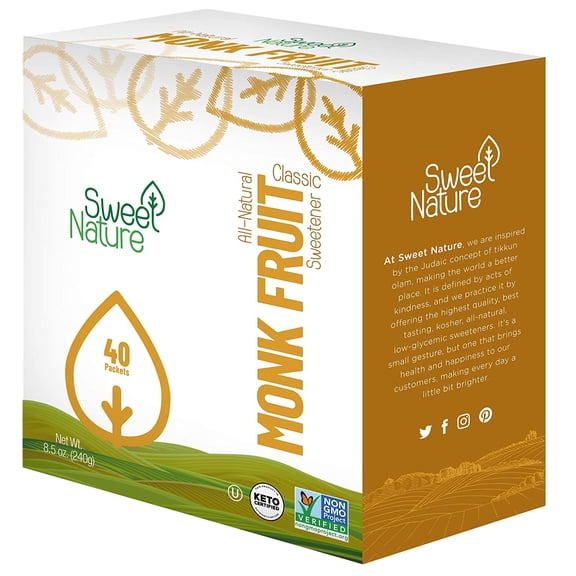 Sweet Nature Monk Classic 40ct Pkts