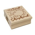 thumbnail image 1 of Sweet Nursery Sheep The Lord is My Shepherd Bible Psalm 23 Square Rubber Stamp Stamping Scrapbooking Crafting - Large 2.75in, 1 of 7
