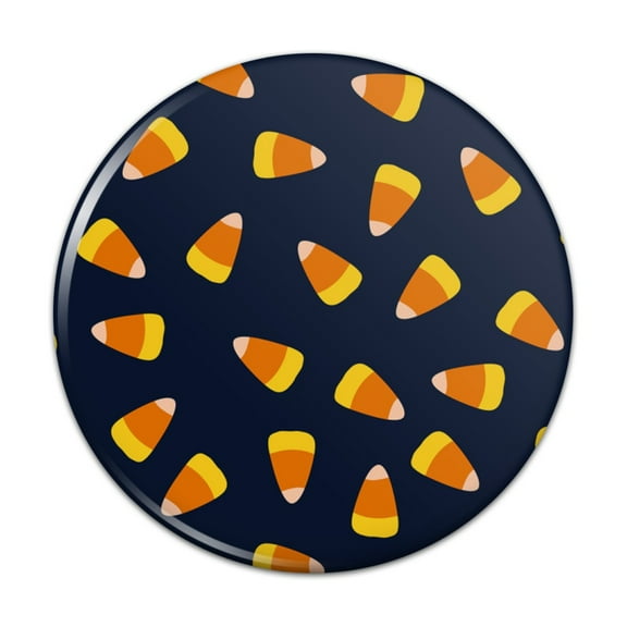 Sweet Orange Candy Corn Pattern Pinback Button Pin