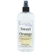 Sweet Orange Body Spray, Eclectic Lady, Hydrating Mist, Unisex, 16 oz