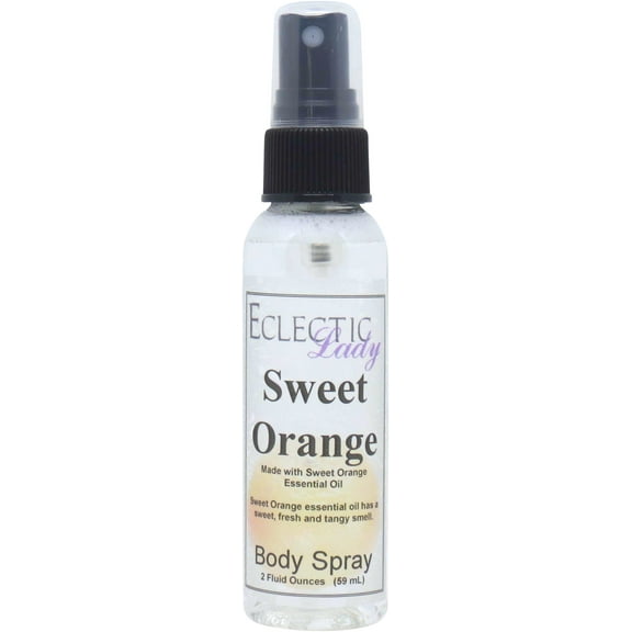 Sweet Orange Body Spray, Eclectic Lady, Hydrating Mist, Unisex, 2 oz