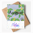 thumbnail image 1 of Sweet Osmanthus August Design Pattern Welcome Back Greeting Cards Envelopes Blank, 1 of 4