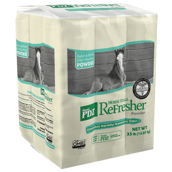 Sweet PDZ SWEET PDZ POWDER Horse Stall Refresher, Non-Toxic Mineral Powder, 35 Lb. - Quantity 1
