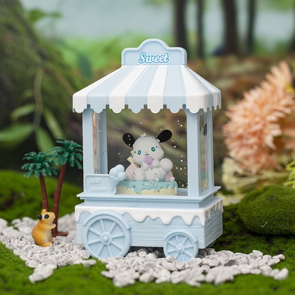 Sweet Paradise Crystal Wind Light Children's Cartoon Doll Toy Music Box Student Desktop Ornament Birthday Gift