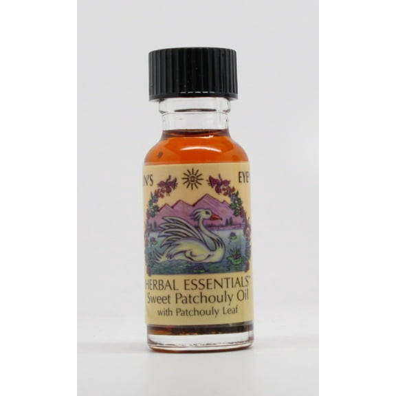 Suns Eye Sweet Patchouli Herbal Fragrance Oil - 1/2 Ounce Bottle