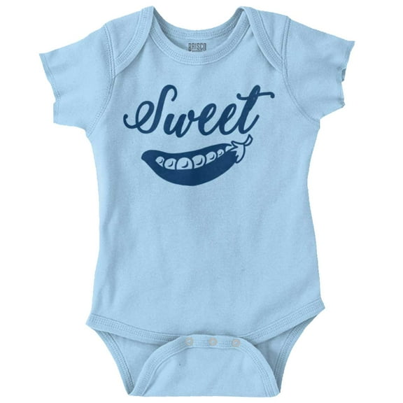 Sweet Pea Adorable Food Lover Cute Romper Boys or Girls Infant Baby Brisco Brands 12M