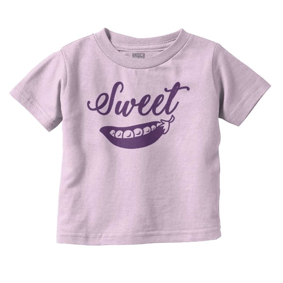 Sweet Pea Adorable Food Lover Cute Toddler Boy Girl T Shirt Infant Toddler Brisco Brands 3T