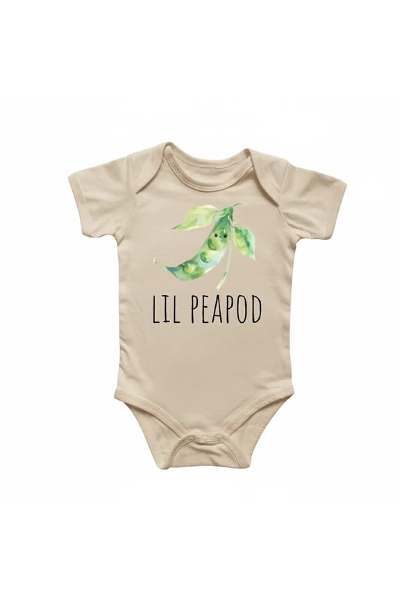 Sweet Pea Peapod Newborn Baby Bodysuit