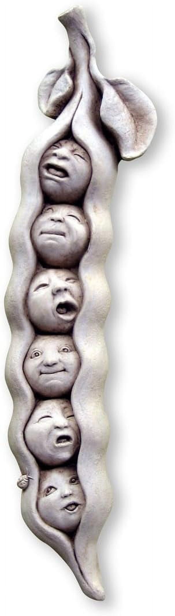 Sweet Pea Sextuplets Wall Plaque Figurine, Original Sculpture