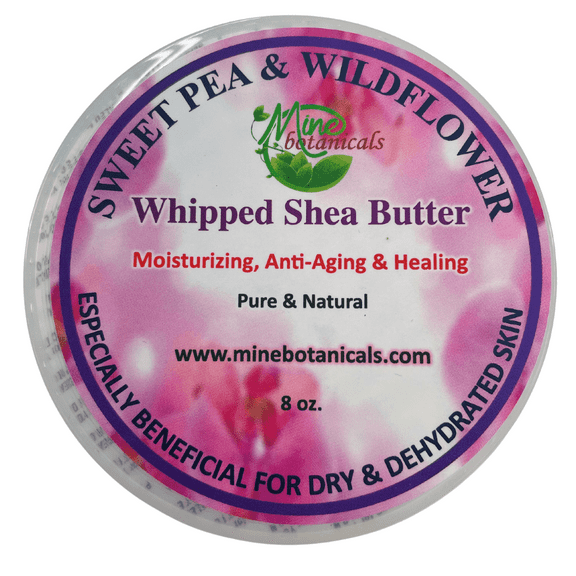 Sweet Pea & Wildflower Whipped Shea Butter 8oz