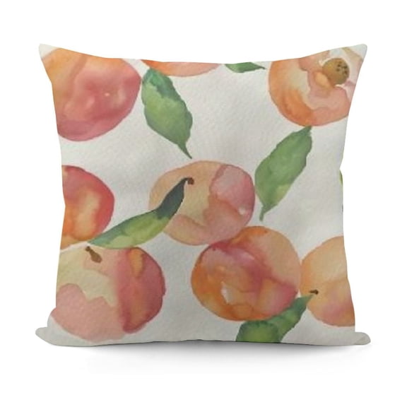 Sweet Peach Fruit with Inspirational Quote Watercolor Hello Sweet Cheeks Peachy Clean Sweet As A Peach Cute Peaches Pillow Case inch Home Nursery Decor Cushion Cover,Gift For Kids Baby