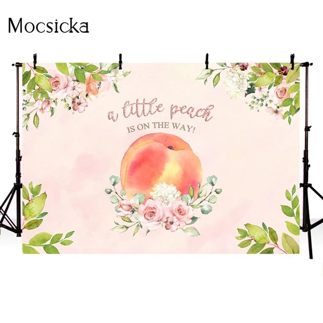 Sweet Peach Photography Background Spring Peach Tree Peach Decoration ...