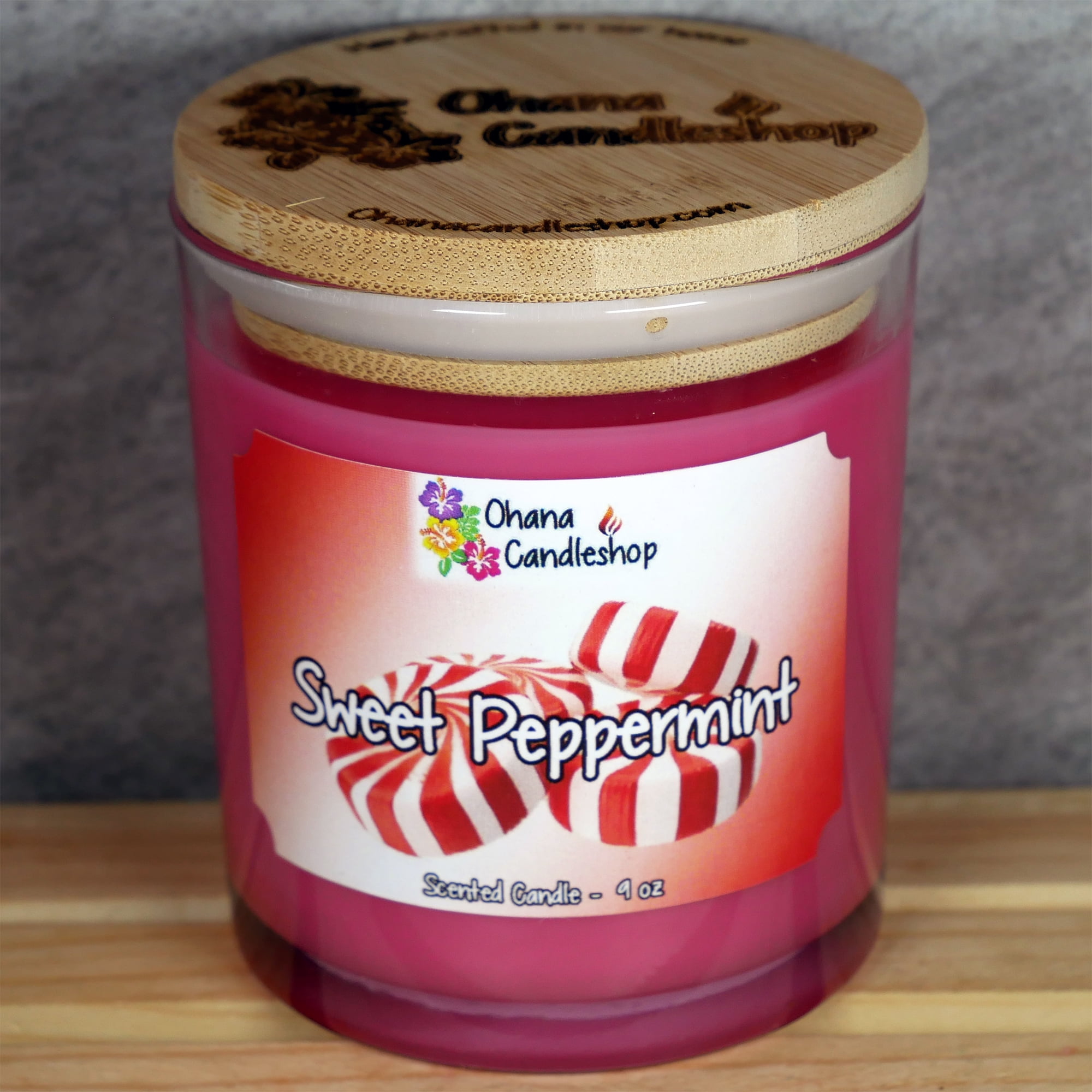 Sweet Peppermint Scented Candle