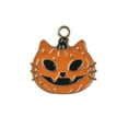 thumbnail image 1 of Sweet & Petite 8pcs Pumpkin Cat, Simple Halloween Charms for Jewelry Making, 1 of 3