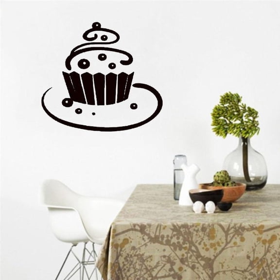 Sweet Pie Food Wall Decals Cake Home decor Kitchen Cafe Wall Sticker Vinyl Art Murals Kids Nursery Wallpaper Poster Decoration 59x55cm