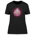 thumbnail image 1 of Sweet Pink Cupcake T-Shirt Women -Image by Shutterstock, Female Small, 1 of 2