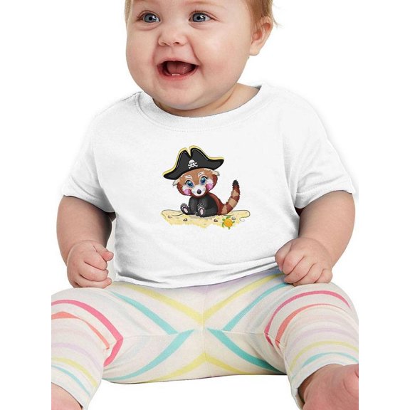 Sweet Pirate Red Panda T-Shirt Infant -Image by Shutterstock,  18 Months