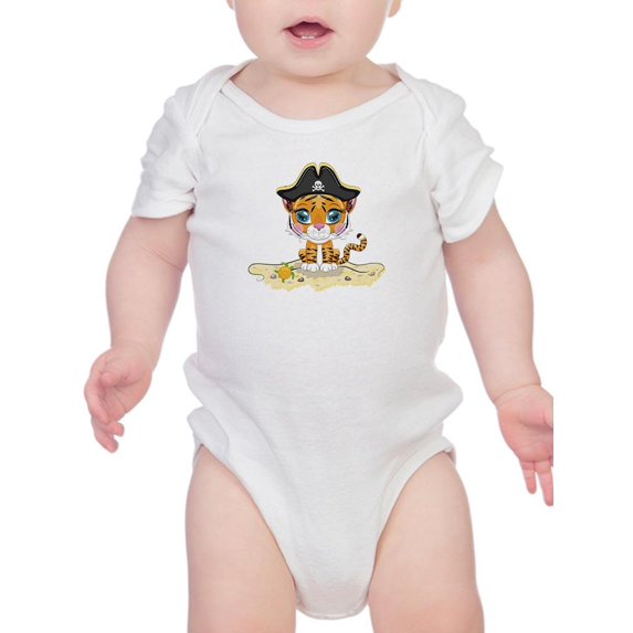 Sweet Pirate Tiger Bodysuit Infant -Image by Shutterstock, 6 Months