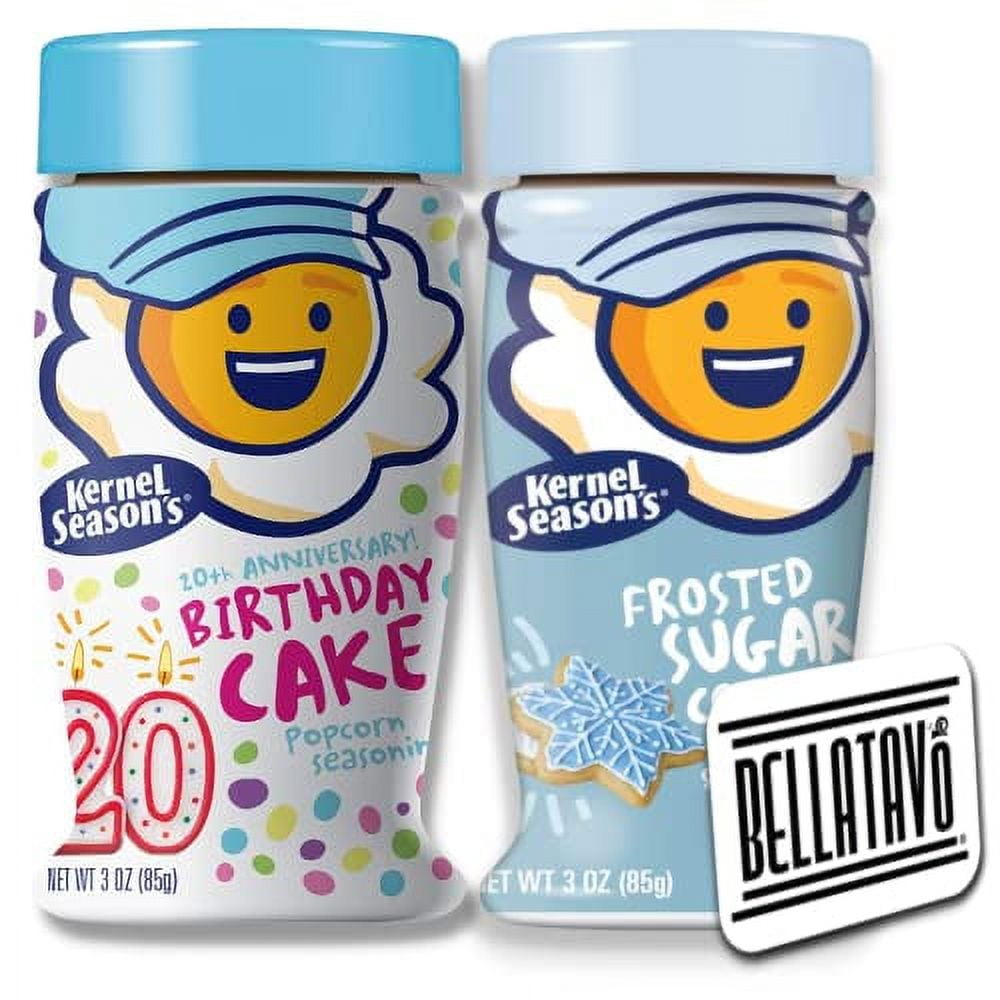 Sweet Popcorn Seasoning Bundle. Includes Two3.0 Oz Bottles of Kernel