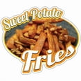 thumbnail image 1 of Sweet Potato Fries 16" Decal Concession Stand Food Truck Sticker, 1 of 2