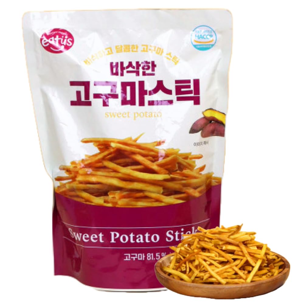 Sweet Potato Fries Chip MMF7 Sticks, Korean snacks 고구마튀김 Old Gluten
