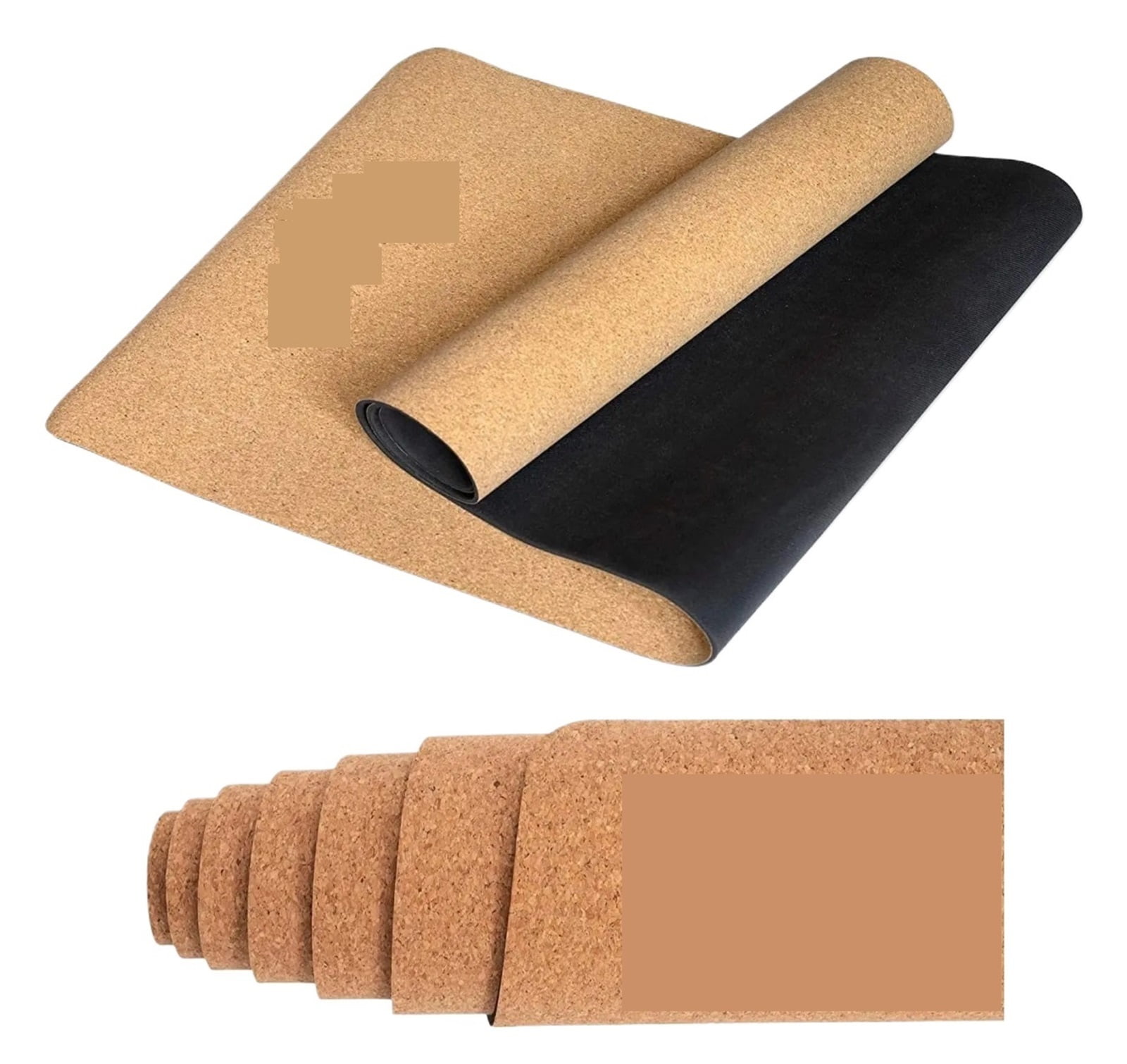 Sweet Proof Sweat Proof Durable Cork Yoga Mat Thick Non Slip Exercise Mat For Home Workout Non Slipe