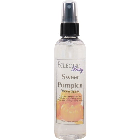 Sweet Pumpkin Room Spray by Eclectic Lady (Double Strength), 4 Ounces, Fragrant Aromatic Room Mist For Home, Room, Office