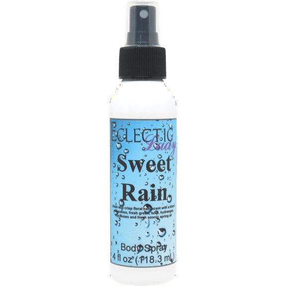 Sweet Rain Body Spray, Eclectic Lady, Hydrating Mist, Unisex, 2 oz