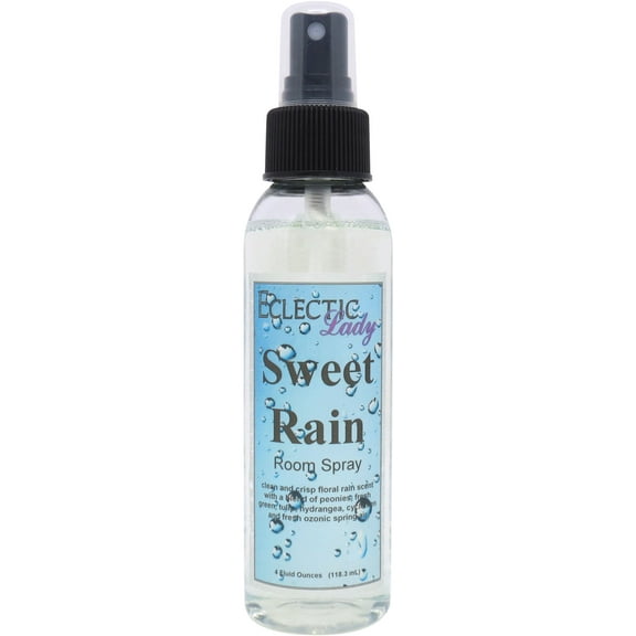 Sweet Rain Room Spray by Eclectic Lady, 2 Ounces, Fragrant Aromatic Room Mist For Home, Room, Office
