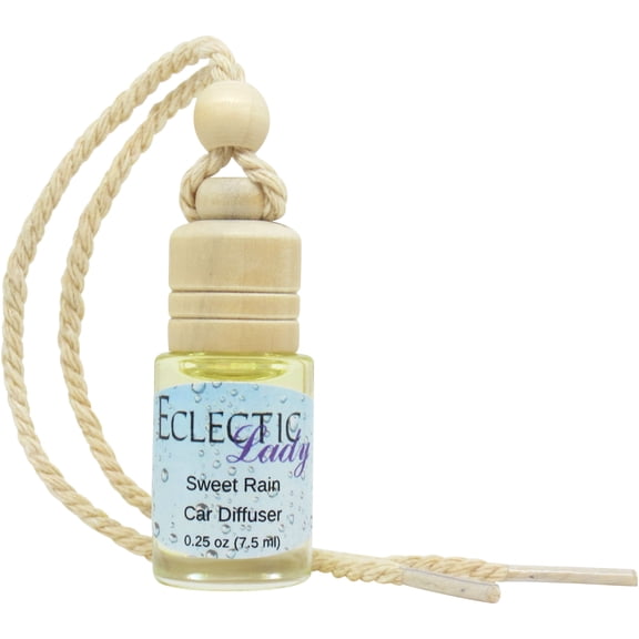 Sweet Rain Scented Car Diffuser by Eclectic Lady, 7.5 ml, Air Freshener, Premium Grade Fragrance