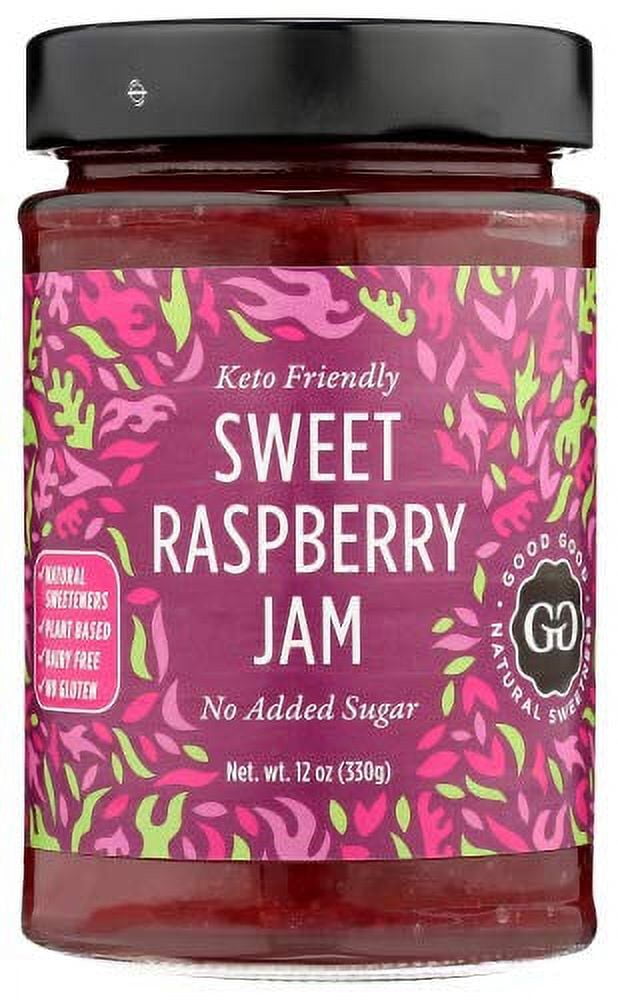 Sweet Raspberry Jam - Keto Friendly 12 oz No Added Sugar , Vega, Gluten ...