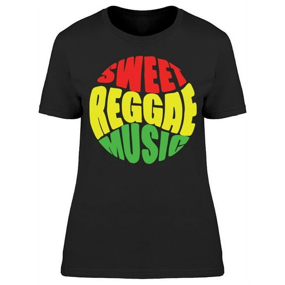 Sweet Reggae Music Encircled T-Shirt Women -Image by Shutterstock, Female Small