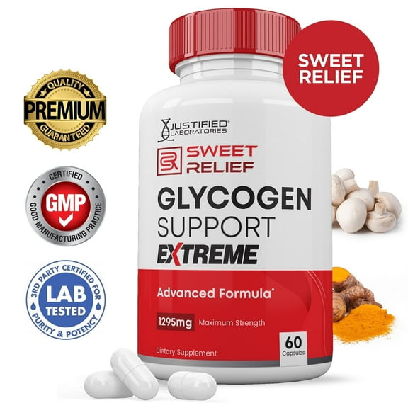 Sweet Relief Glycogen Extreme Advanced Formula 1295MG 60 Capsules