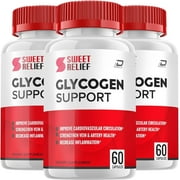 Sweet Relief Glycogen Support Capsules Supplement - SweetRelief Optimizer Advanced Formula, Sweet Relief Supplement, SweetRelief Booster Reviews,Glycogen Supplement 3 Pack - 180 Capsules