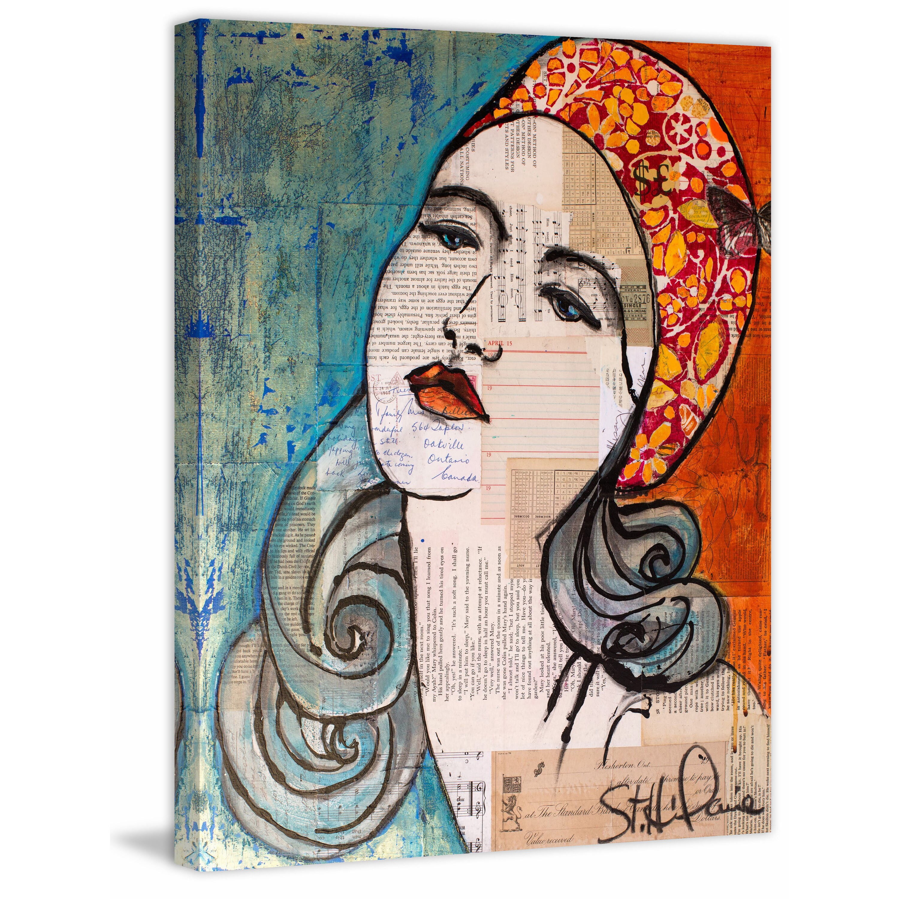 "Sweet Resistance" Painting Print on Wrapped Canvas