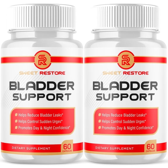 Sweet Restore Bladder Support Advanced Formula Pills Max Strength Wellness Support Supplement 120 Capsules