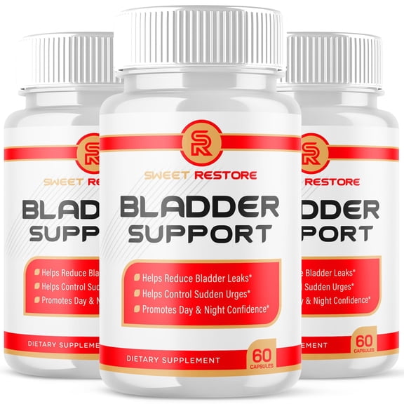 Sweet Restore Bladder Support Advanced Formula Pills Max Strength Wellness Support Supplement 180 Capsules