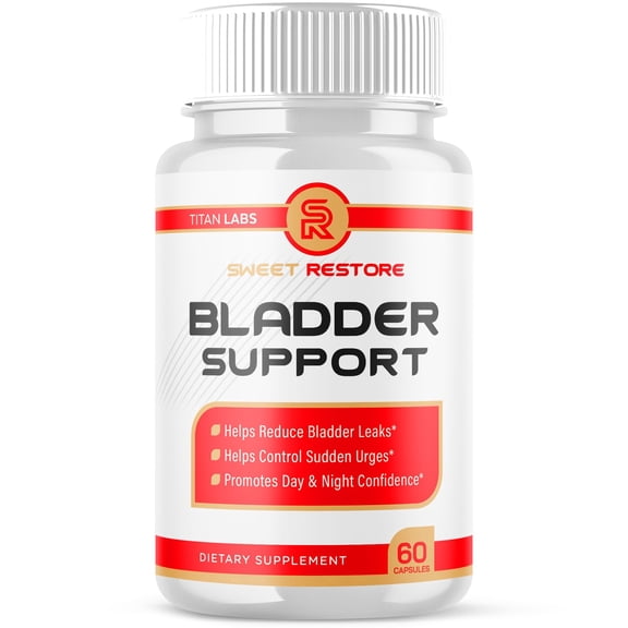 Sweet Restore Bladder Support Advanced Formula Supplement Pills Natural Vitamin for Health and Wellness 60 Capsules
