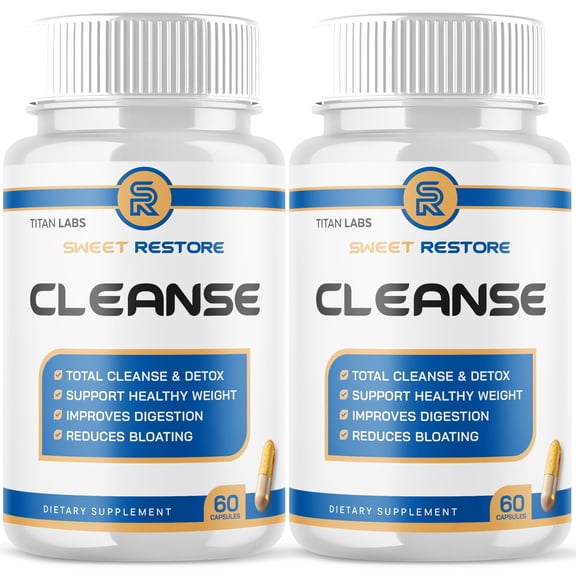 Sweet Restore Cleanse Pills Advanced Formula Vitamin Supplement 120 Capsules