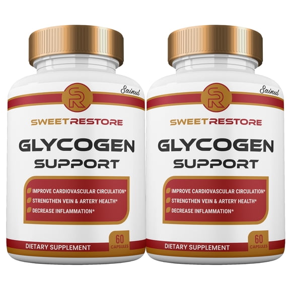 Sweet Restore Glycogen Support Capsules, Maximum Strength SweetRestore Supplement Pills, 2 Month Supply (2 Pack)