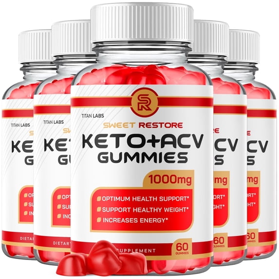 Sweet Restore Maximum Strength ACV Gummies Advanced Apple Cider Vinegar Supplement 1000MG Formula SweetRestore 300 Gummies