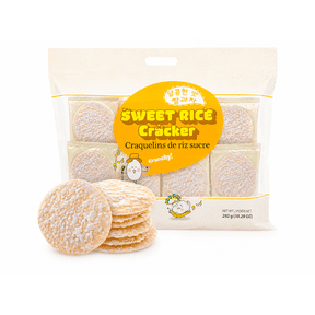 Sweet Rice Crackers, Light Crispy Korean Snack, Individually Wrapped, Delicately Sweet Rice Cookies, 10.29 oz (292g), 27 Count